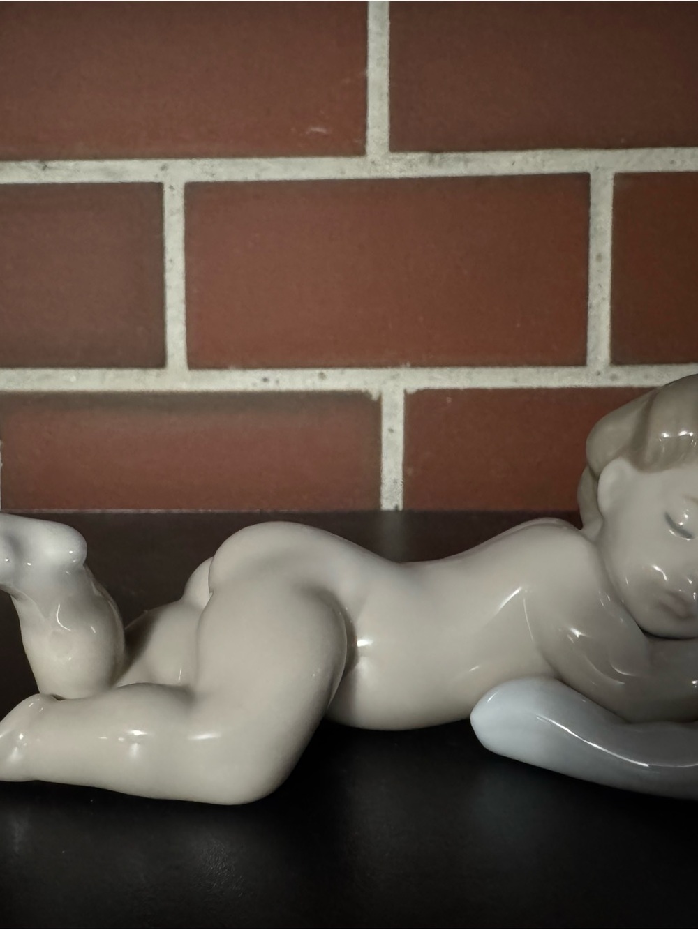 Vintage Lladro Figure Figurine - Baby Sleeping Sleepy Time - #6497 - 6 1/2" - Picture 8 of 8